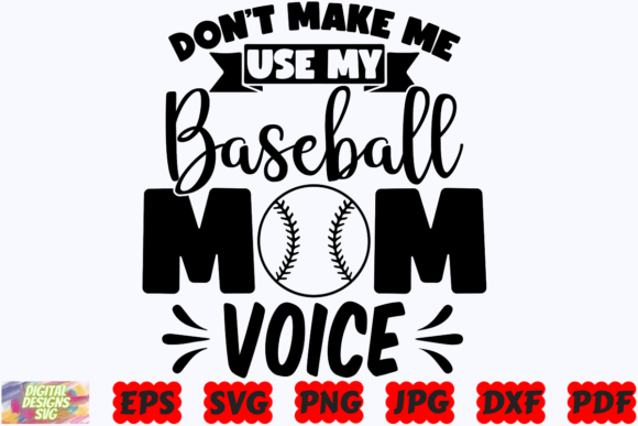 A Designer's Review of the Baseball Mom Voice Embroidery Design