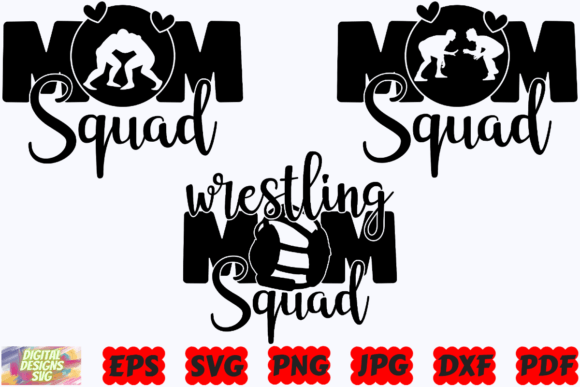 A Designer's Take on the Wrestling Mom Squad SVG