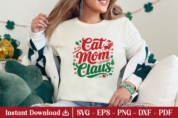 A Designer’s Look at the Cat Mom Claus Design