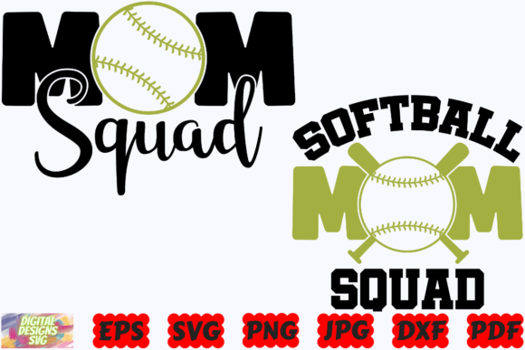 A Practical Review of the Mom Squad Softball SVG