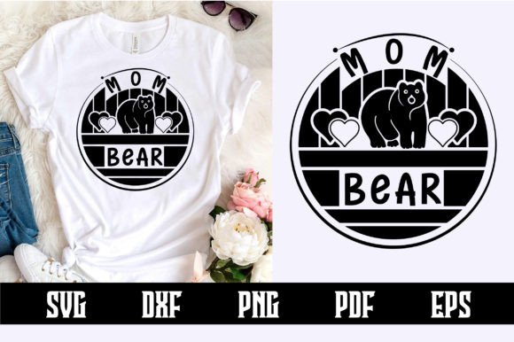 Putting the Mom Bear Design Through the Hoop