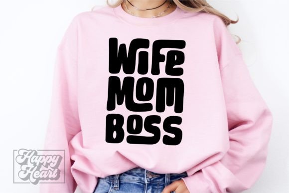 Reviewing Wife Mom Boss SVG PNG – The Embroidery Designer's View