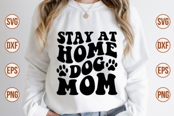 Stay at Home Dog Mom Retro SVG Review