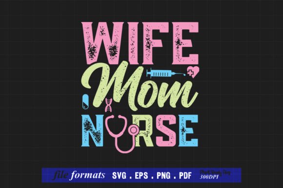 Wife Mom Nurse SVG Design: Embroidery Project Review